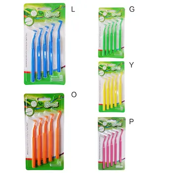 

5 pcs/lot L-shaped Interdental Brush Orthodontic Toothbrush Practical Cleaning Teeth Tool Set
