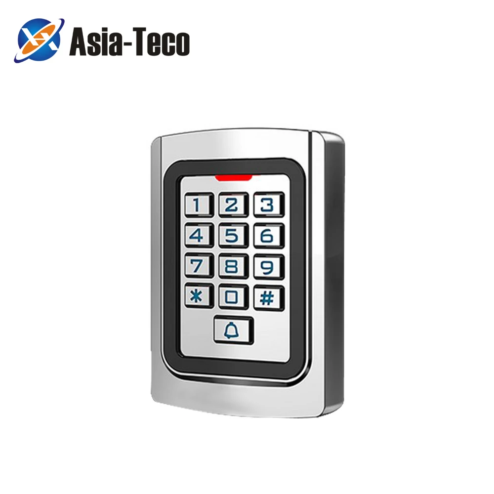 

Waterproof Metal Stainless steel 13.56MHZ Reader 2000Users WG input and output RFID Access Control Keypad Access Controlontr