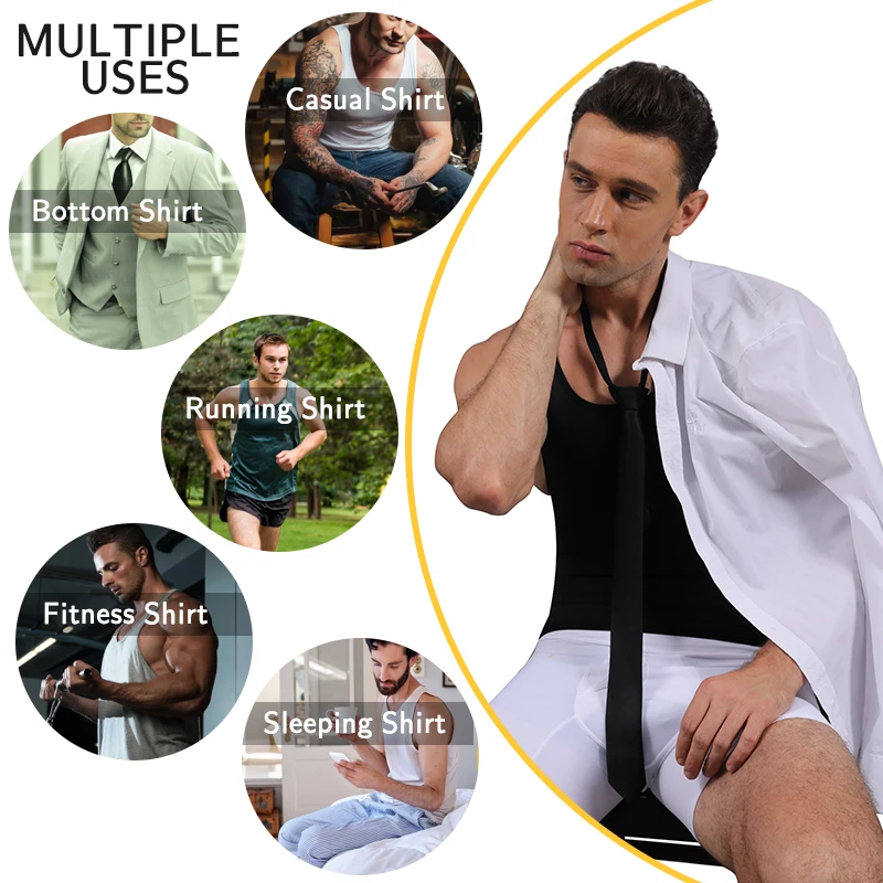Shaperslim – Men’s Snatched Singlet