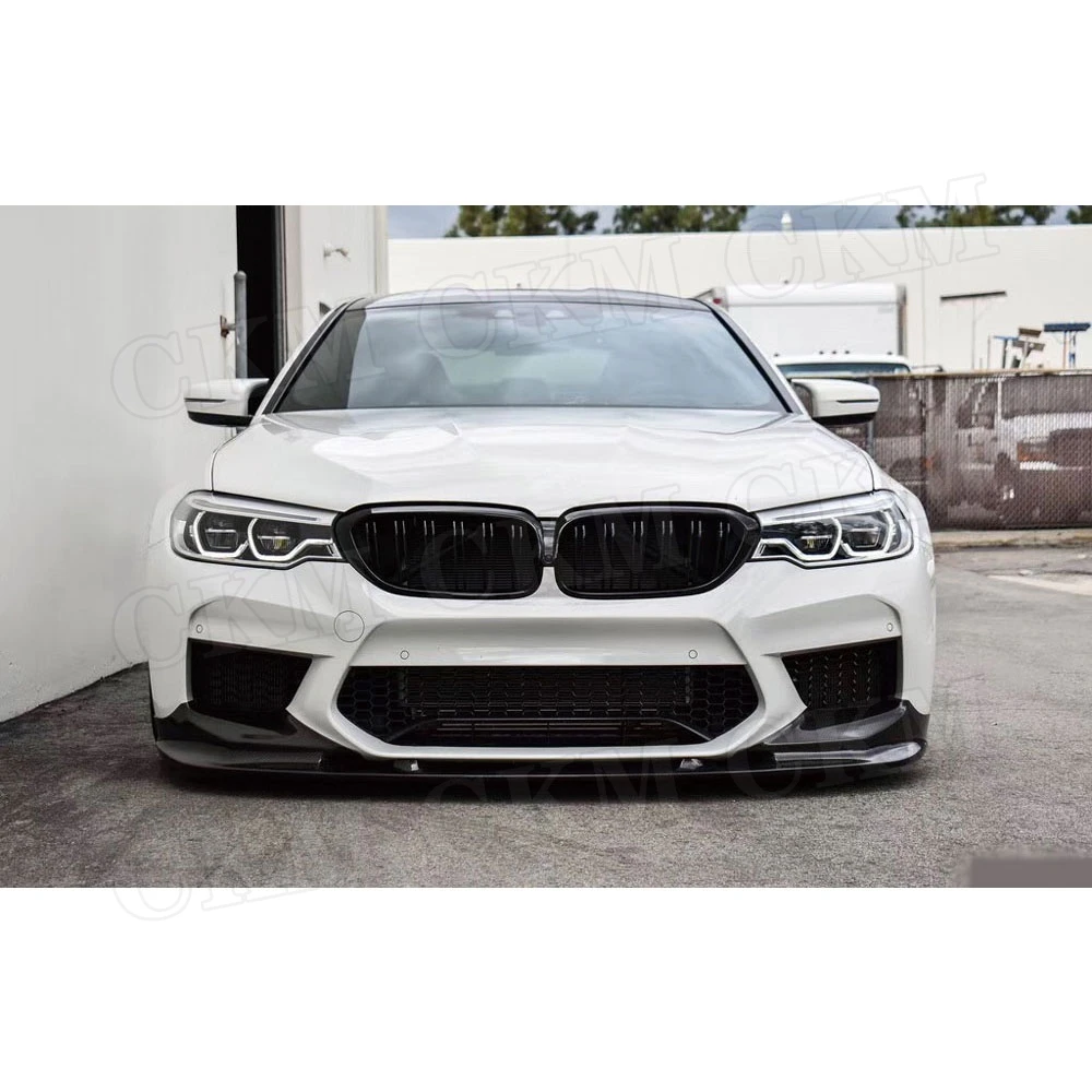 5 серий передний бампер из углеродного волокна спойлер фартук для BMW F90 M5