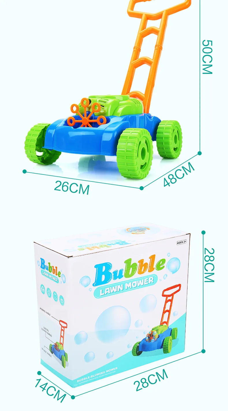 Children Hand Push Outdoor Bulb-producing Car Fully Automatic Blowing Bubbles Tank Bubble Machine Kindergarten Toy