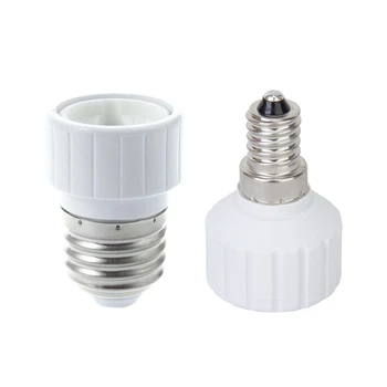

4x E27 to GU10 LED Light Socket Adapter Socket Adapter Lamp Bulb Converter White & 1x E14 to GU10 Screw LED Light Bulb Socket Ad