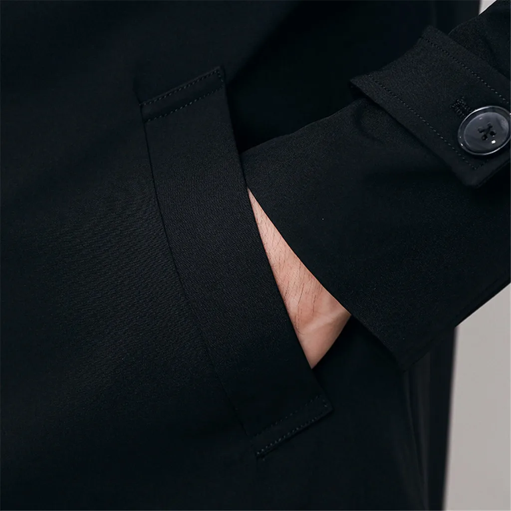 Chaqueta hombre erkek mon, зимнее пальто, мужское, одноцветное, с карманами, с окантовкой, цвет золотой, на кнопках, повседневное, длинное пальто, veste