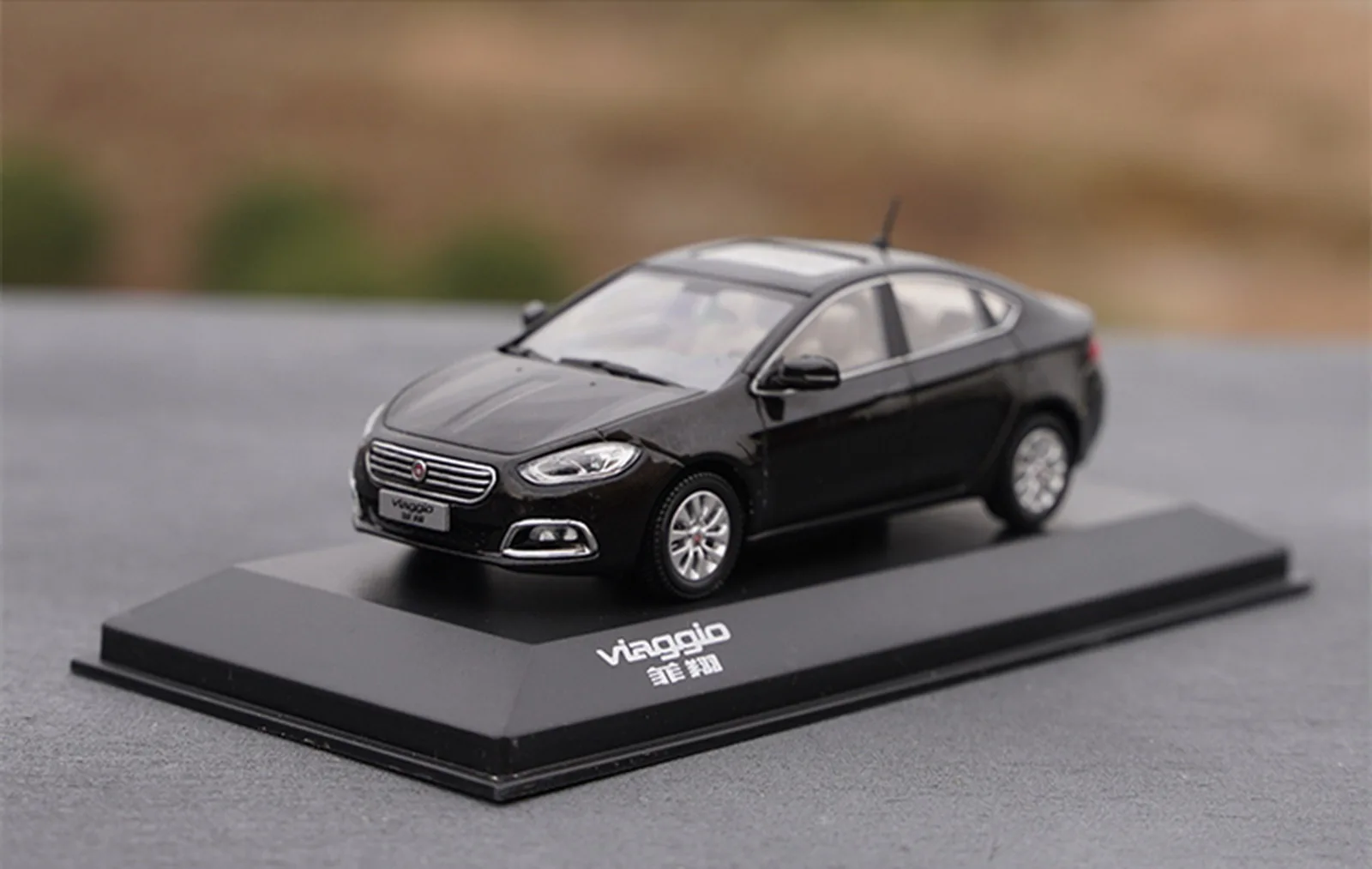 1/43 Scale Fiat viaggio Black Diecast Car Model Toy Collection Gift NIB