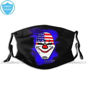 

Dallas Payday 2 Mouth Face Mask Dallas Facial Mask Nice for Adult Polyester with 2 Filters Mask