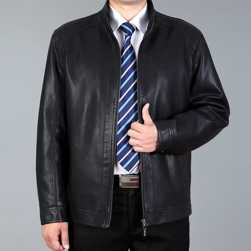 Мужская мотоциклетная кожаная куртка бомбер мужская пилот байкерские куртки