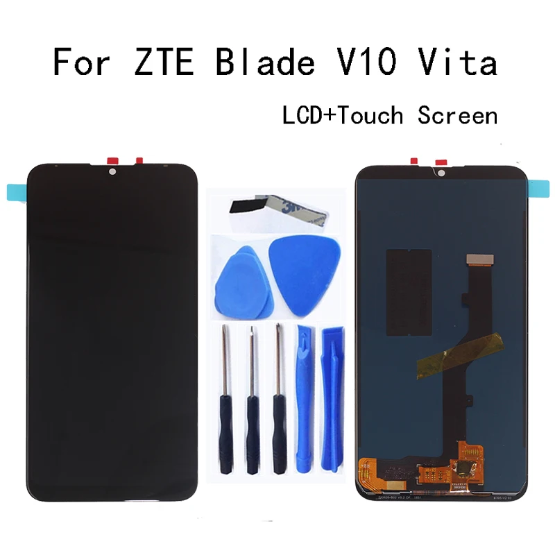 

6.26" Original For ZTE Blade V10 Vita LCD Display + Touch screen Digitizier Assembly replacement for zte v10 Vita LCD Repair kit