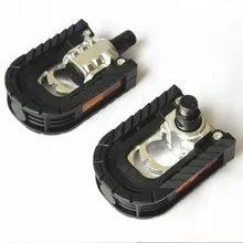 Стиль черный и белый с узором горный велосипед складной на прочный сплав Подшипник педали Аксессуары