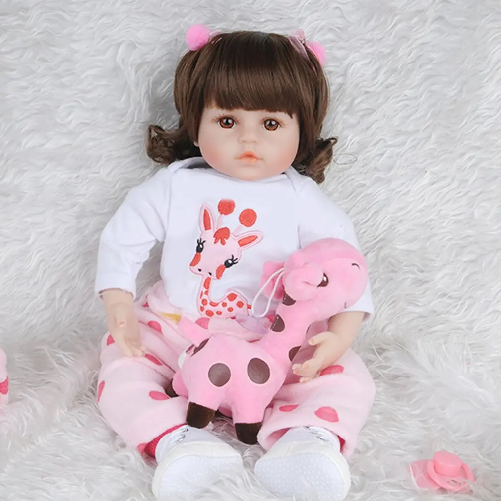 48 см/60 см милые мягкие куклы Reborn Baby ручной работы дизайн ткань тела силиконовые детские реалистичные живые куклы игрушки для детей девочек