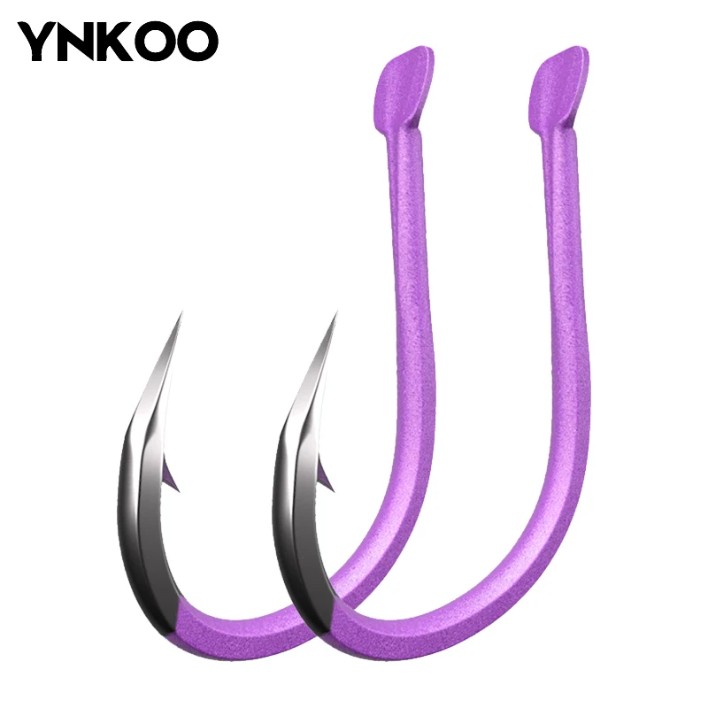 

YNKOO 15Pcs Fishing Hooks Fishing Tackle Durable Fishhooks Carp Barbed Hook Ocean River Lake Titanium Fish Hooks
