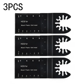 

3pcs Oscillating Multi Tool For Fein Multimaster Saw Blades Cutter Wood Metal