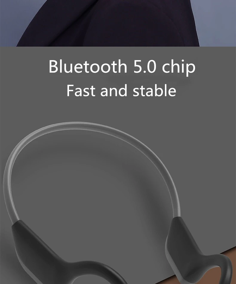 Holy Serpent J20 костной проводимости Беспроводные Bluetooth 5,0 спортивные водонепроницаемые наушники подходят для всех устройств с поддержкой Bluetooth