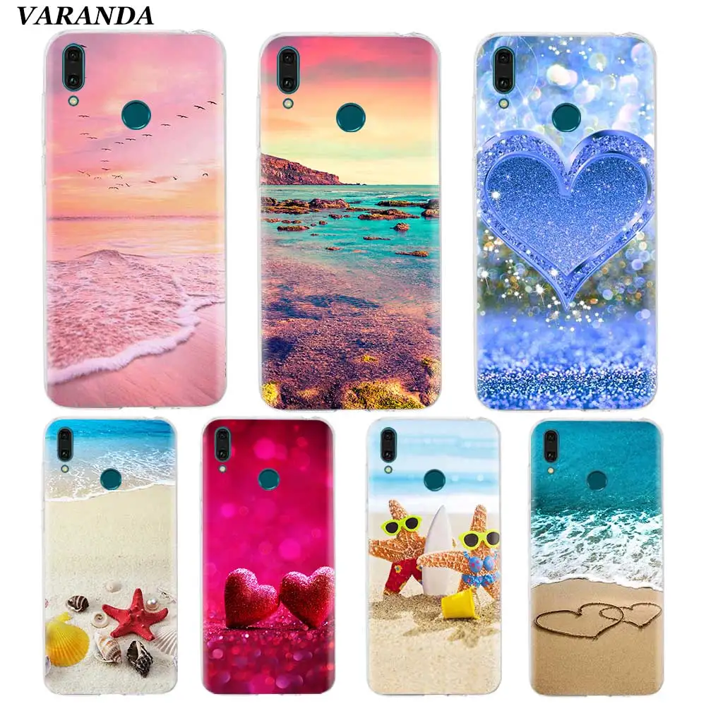 

Summer Beach Hawaii Aloha Soft Case for Huawei Honor Y9 Y7 Y6 Y5 2019 8X 9X Pro 20 Pro 20i V20 Silicone Shell