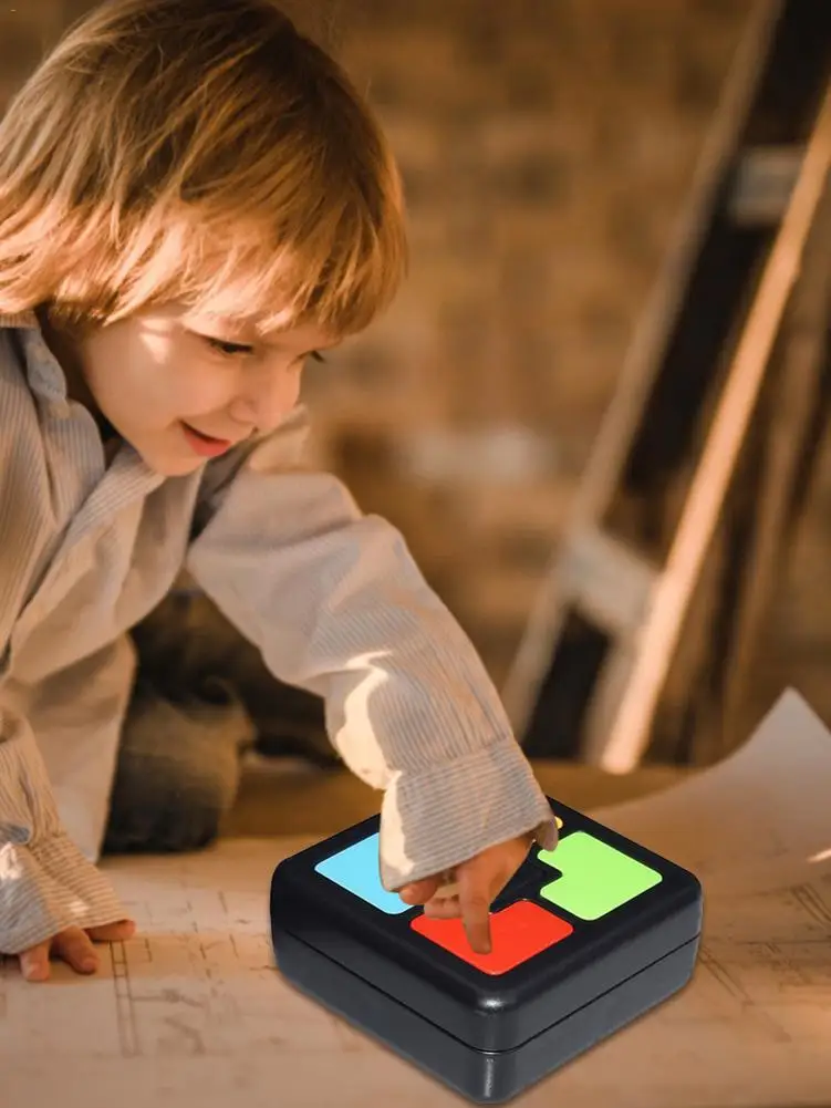 Детская игровая консоль с памятью Светодиодный светильник со вспышкой звуковая интерактивная обучающая игрушка обучающая Одноручная Машина Для Тренировки Мозга