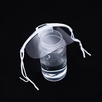 Anti-fog Transparent Mask Health Mask Fast Food Restaurant Plastic Kitchen Masks Reused respirator Beverage Service Tools 2