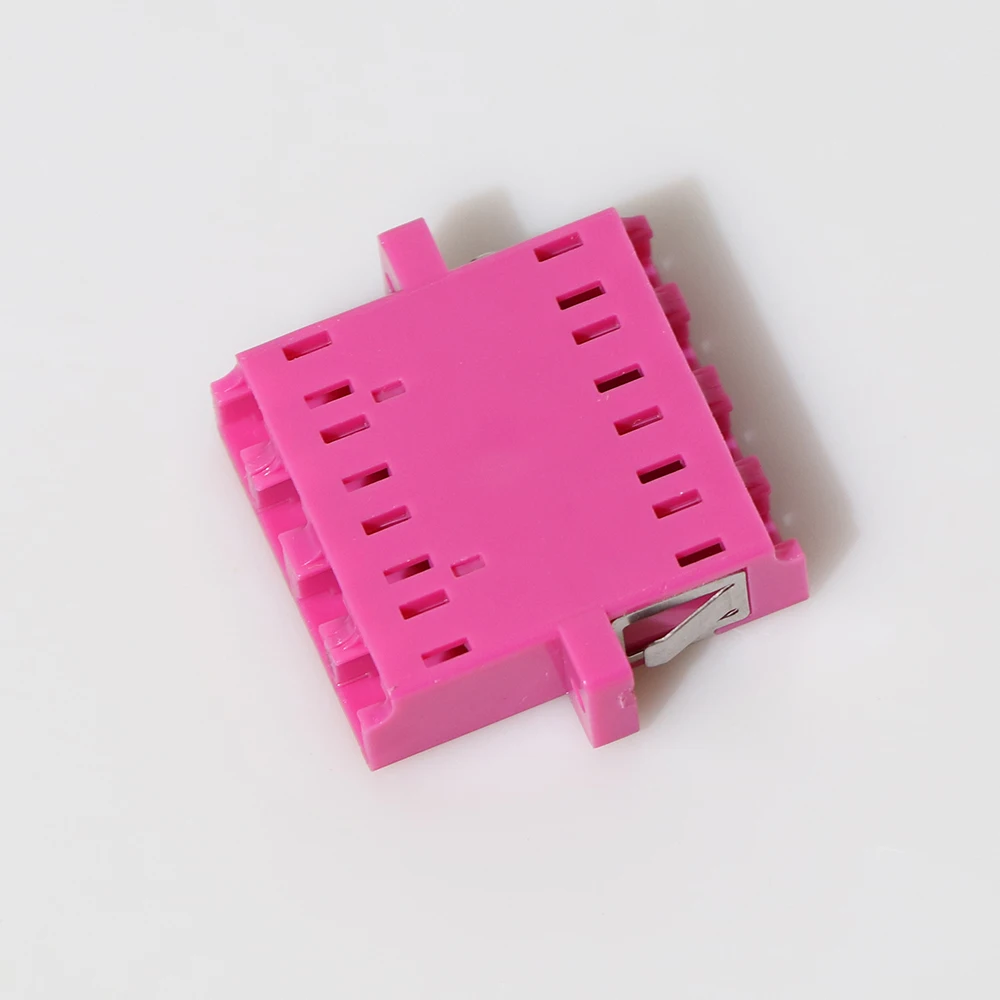 50pcs/lots LC UPC MM OM4 Quad Fiber Optical