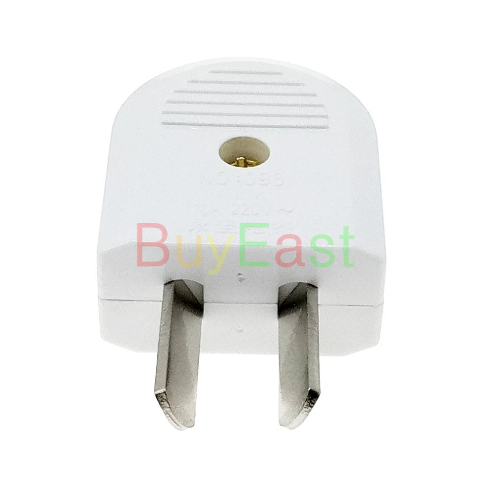 US Canada Australian New Zealand China 2-Flat Pin DIY Rewireable Power Plug AC100~220V 10A | Обустройство дома