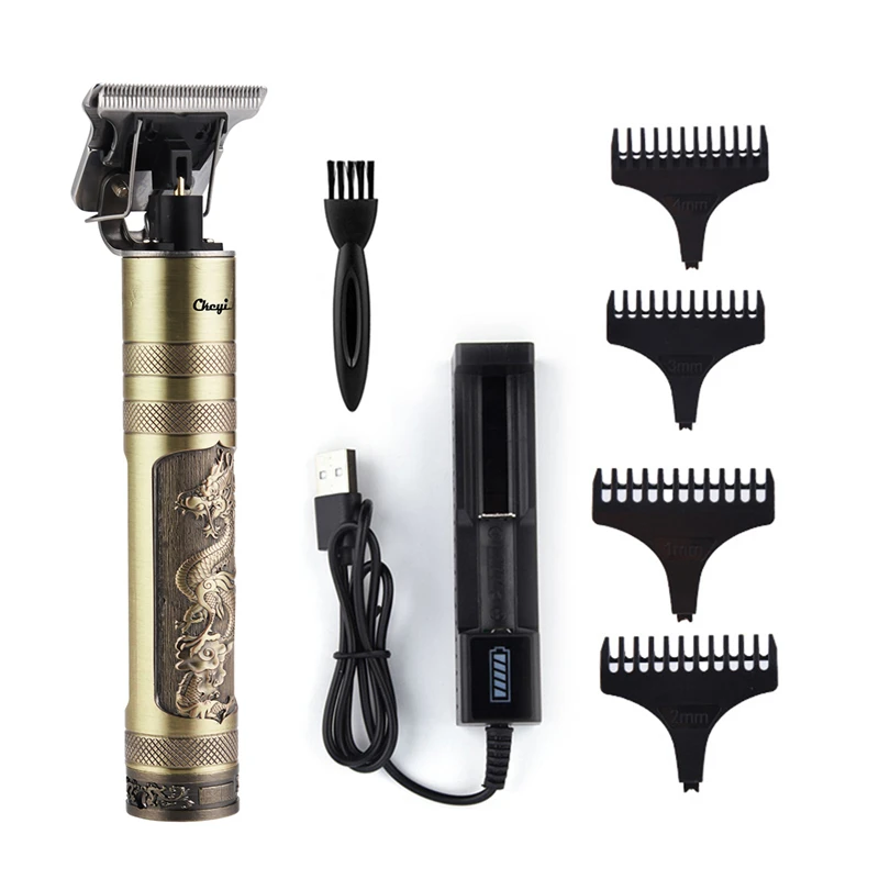 USB Rechargeable T9 Baldheaded Hair Clipper Electric hair trimmer Cordless Shaver