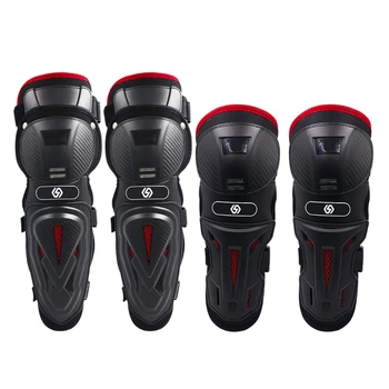 

4Pcs Motorcycle Protective Gear Knee Pads Elbow Protector Motocross Skating Knee Protectors Riding Protective Shatter-Re