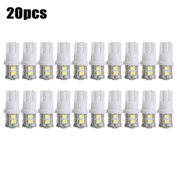 

Accessories LED Lights Set 20Pcs License Plate 6500K 12V T10-2835-10SMD
