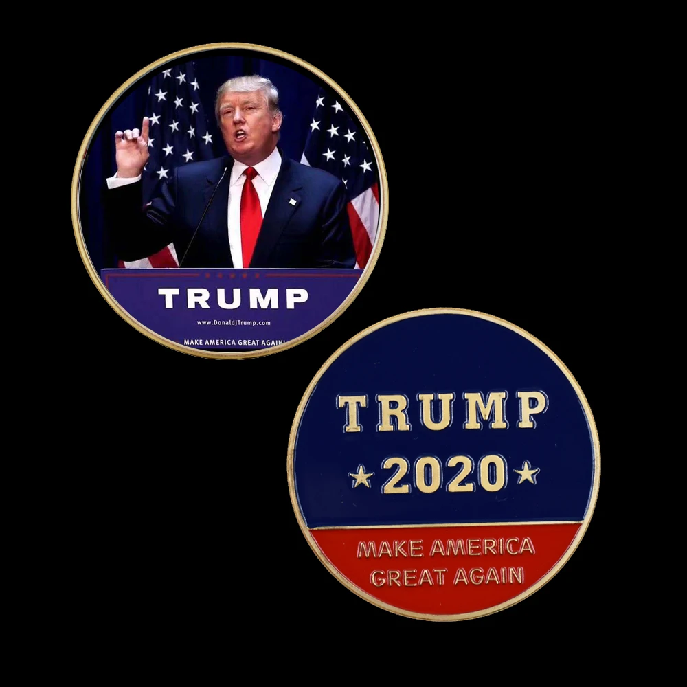 Памятная монета Трамп, американские монеты для коллекционирования, памятные подарки, монета без денег, украшения, ремесла, подарок на праздник - Цвет: style 6