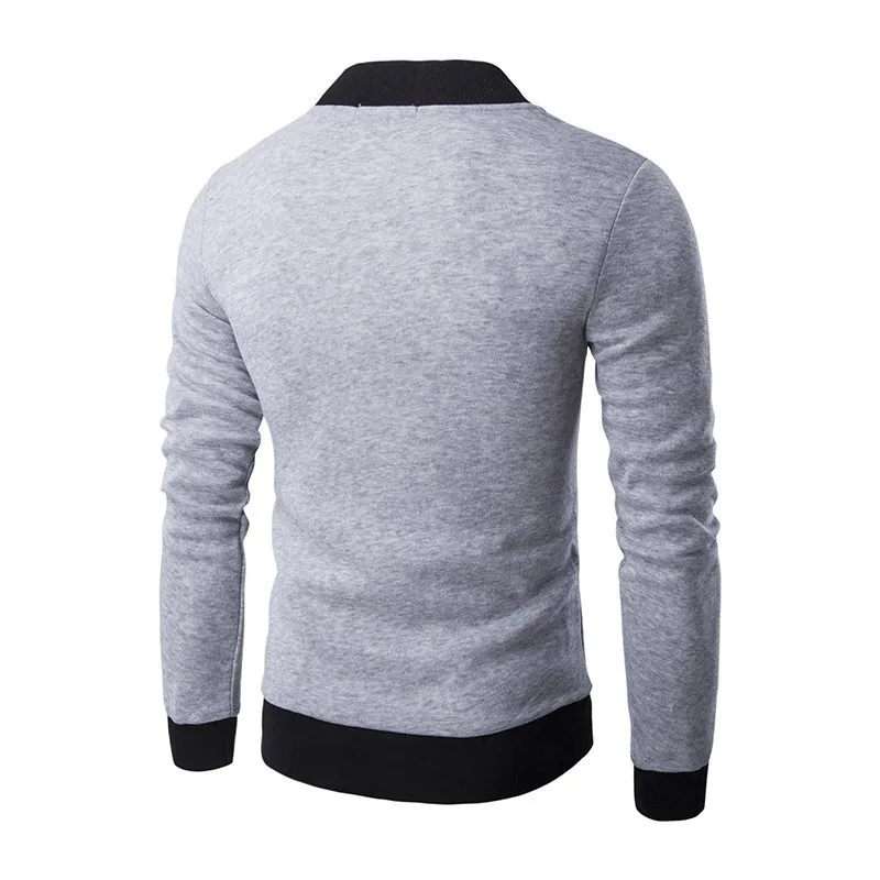 

Autumn And Winter Men'S Wear Stand Collar Zipper Slant-cut Bottom Baseball Uniform Korean-style Popular Brand Jacket Men's Baseb