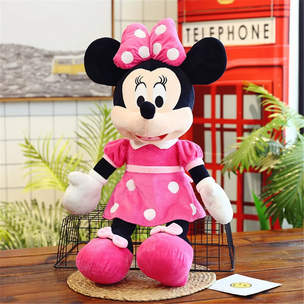 Hot Sale 40-100cm High Quality Stuffed Mickey&Minnie Mouse Plush Toy Dolls Birthday Wedding Gifts For Kids Baby Children