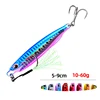 2022 Metal Jig Fishing Lure Weights 10g-60g Trolling Hard Bait Bass Fishing Bait Tackle Trout Jigging Lure Jigs Saltwater Lures ► Photo 1/6