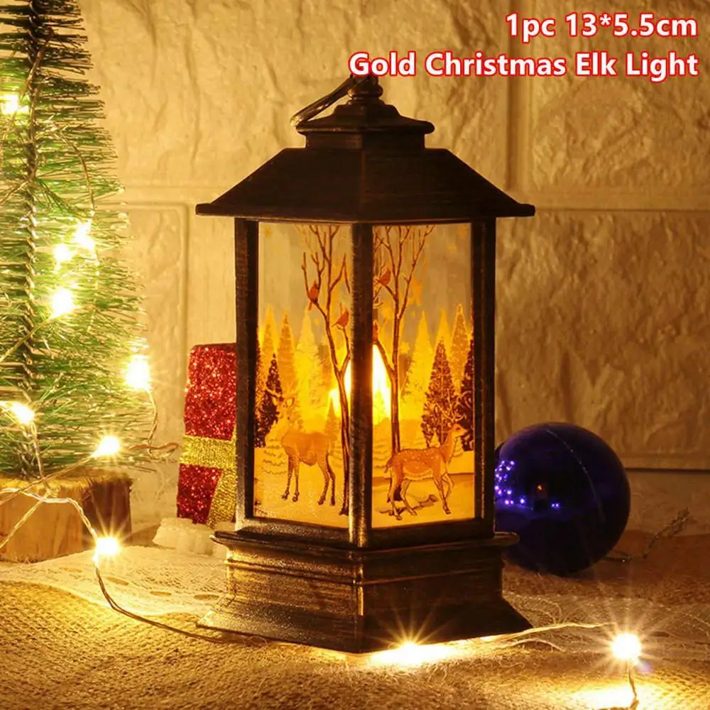 Xmas Light 16 Taoup Merry Christmas светодиодный светильник Санта Клаус Noel Подвески Висячие украшения Рождественское украшение для дома Рождественский акриловый светодиодный светильник - Цвет: Xmas Light 16