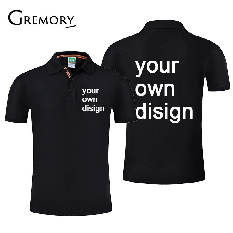 Ваш собственный дизайн фирменный логотип/изображение белые Пользовательские мужские и женские рубашки-поло плюс размер рубашки поло мужская одежда HM-116 - Цвет: A7