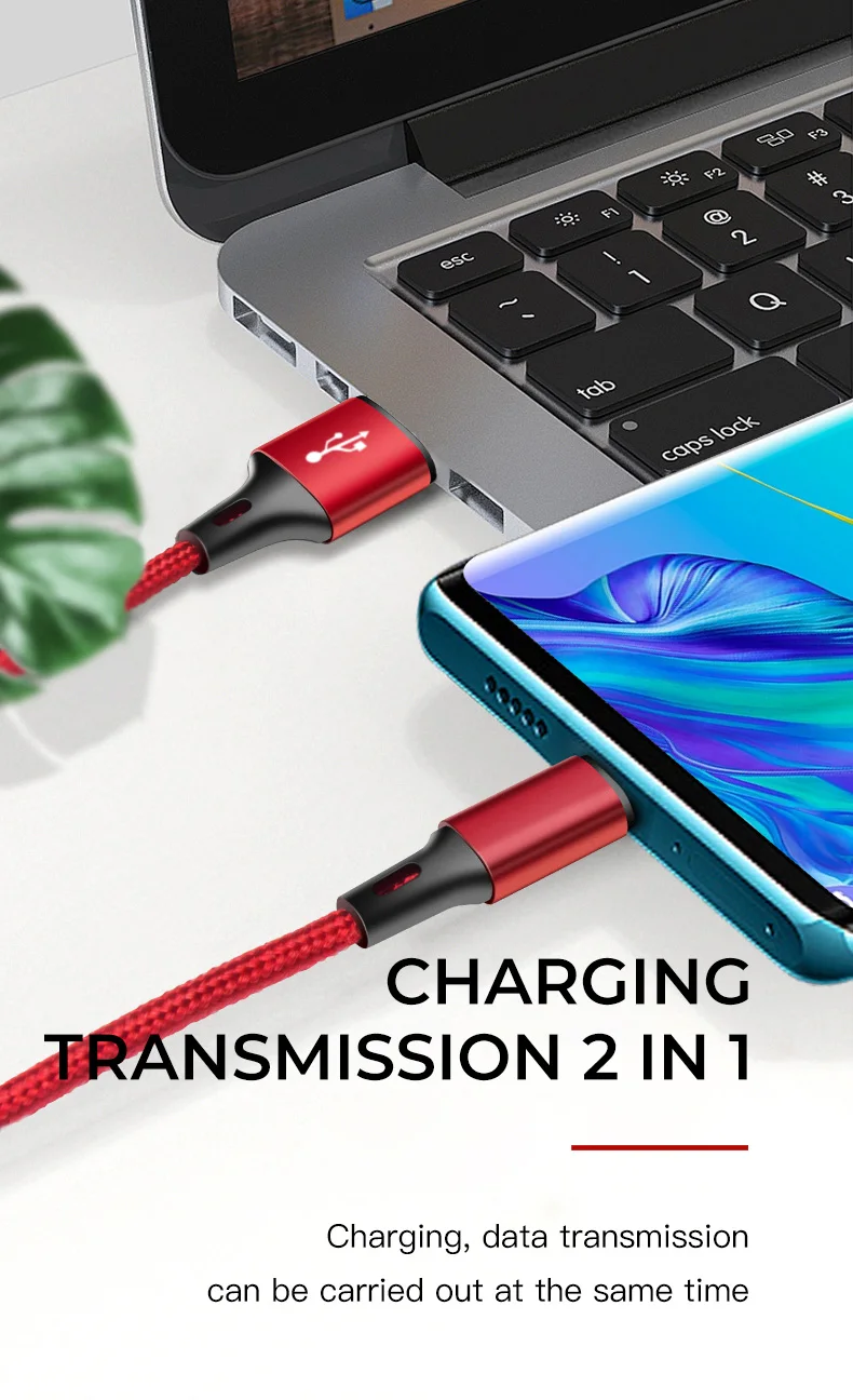 Bapick 3A usb type-C кабель для samsung S9 S10 Xiaomi Redmi huawei USB зарядное устройство кабель для передачи данных 0,25 м 1 м 2 м 3 м провод для мобильного телефона