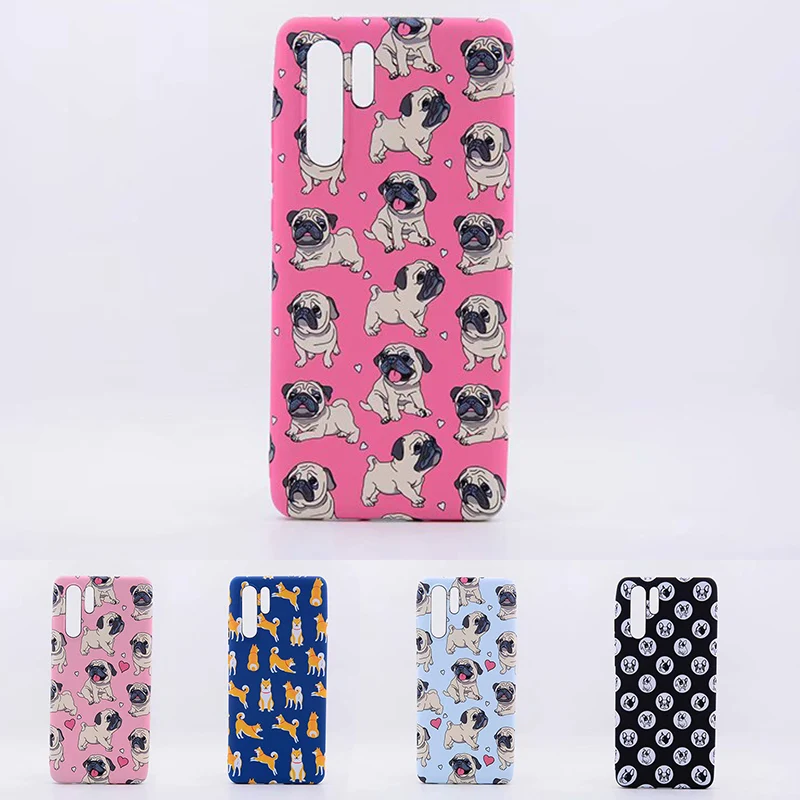 LUXO Cute Animal Dog Pattern Soft TPU Phone Protective Case Cover for Huawei P30 / Pro | Мобильные телефоны и аксессуары