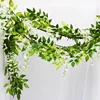180cm Fake Ivy Wisteria Flowers Artificial Plant Vine Garland for Room Garden Decorations Wedding Arch Baby Shower Floral Decor 3
