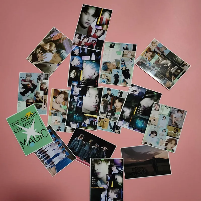 16 шт./компл. KPOP TXT мечта глава альбом ломо карты K-POP новая мода сделал Бумага фото карты Фотокарта