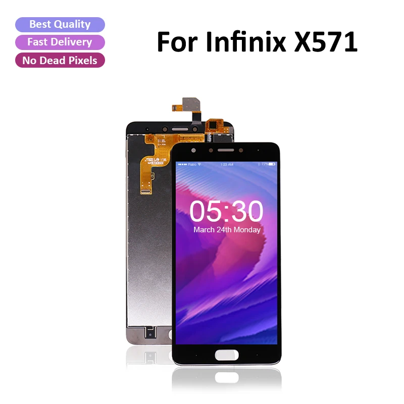 Для Infinix Note 4 Pro X571 LCD сенсорный экран дигитайзер сборка черный белый смартфон