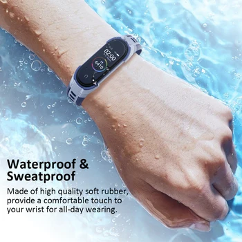 

ForMi Band 5 Strap Style X Strap For Xiaomi Mi Band 4 Silicone Bracelet For Xiaomi Mi Band3 Smart Watch Band Compatible Bracelet