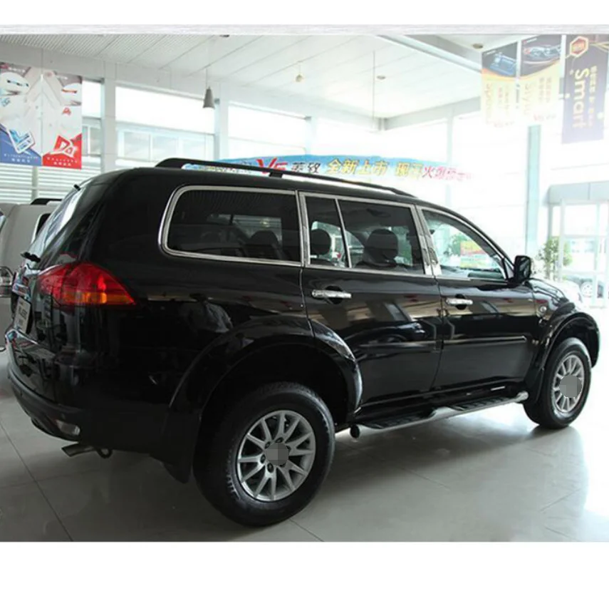 Нержавеющая сталь окна автомобиля планки для mitsubishi pajero 2006- 2012 2013 mitsubishi Montero