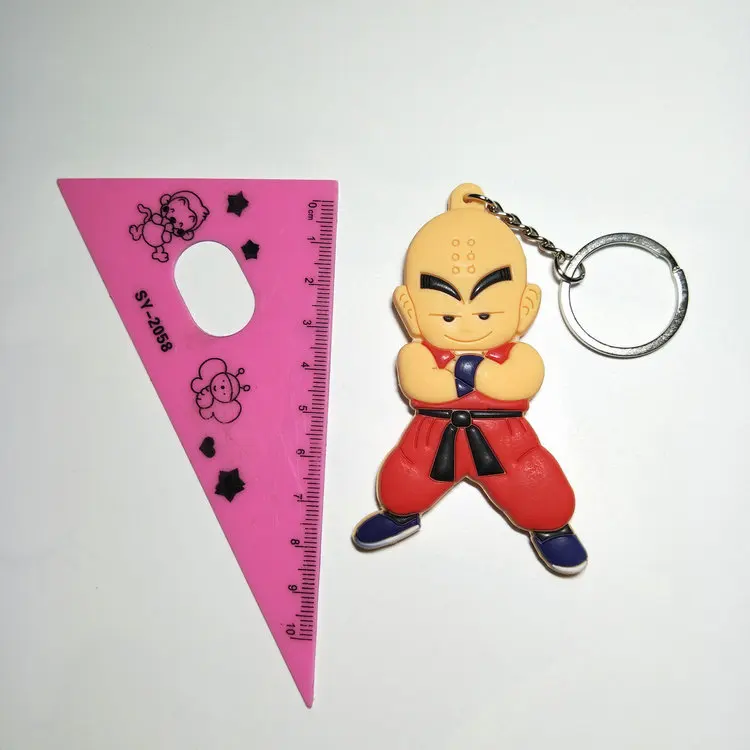 1 шт. 6 ro 8 см мультфильм Dragon Ball аниме-брелок для ключей ПВХ Рисунок брелок крутые игрушки брелок для ключей Рождественский подарок новинка