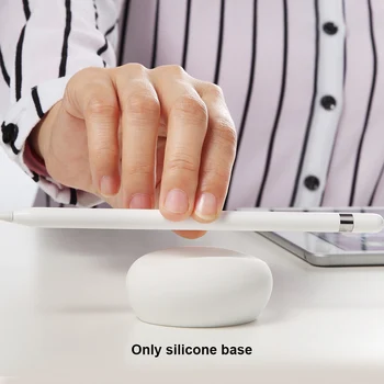 

Protective Case Stand Holder Easy Operate Save Space Soft Silicone Fashion Support Anti Lost Charging Dock For Apple Pencil