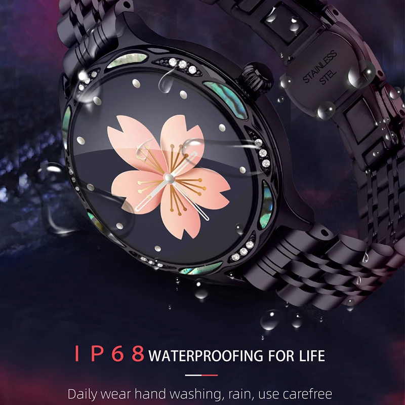 Eseed M9 Smart watch women IP68 waterproof 150mah long standby 1.04 inch Color Screen Heart Rate monitor for andriod ios