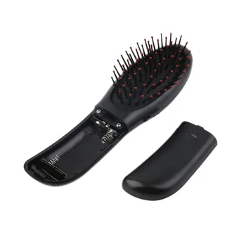 

Electric Vibrating Hair Brush Comb Massager Black Hair Scalp Head Blood Circulation Massager Comb Brush Black
