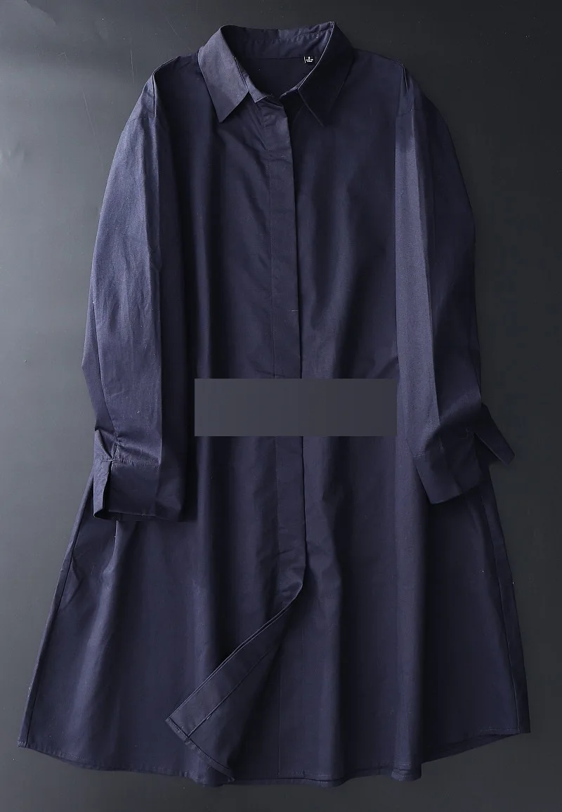 Pf60 19 осень стиль простой элегантный повседневный средней длины рубашка Тренч пальто