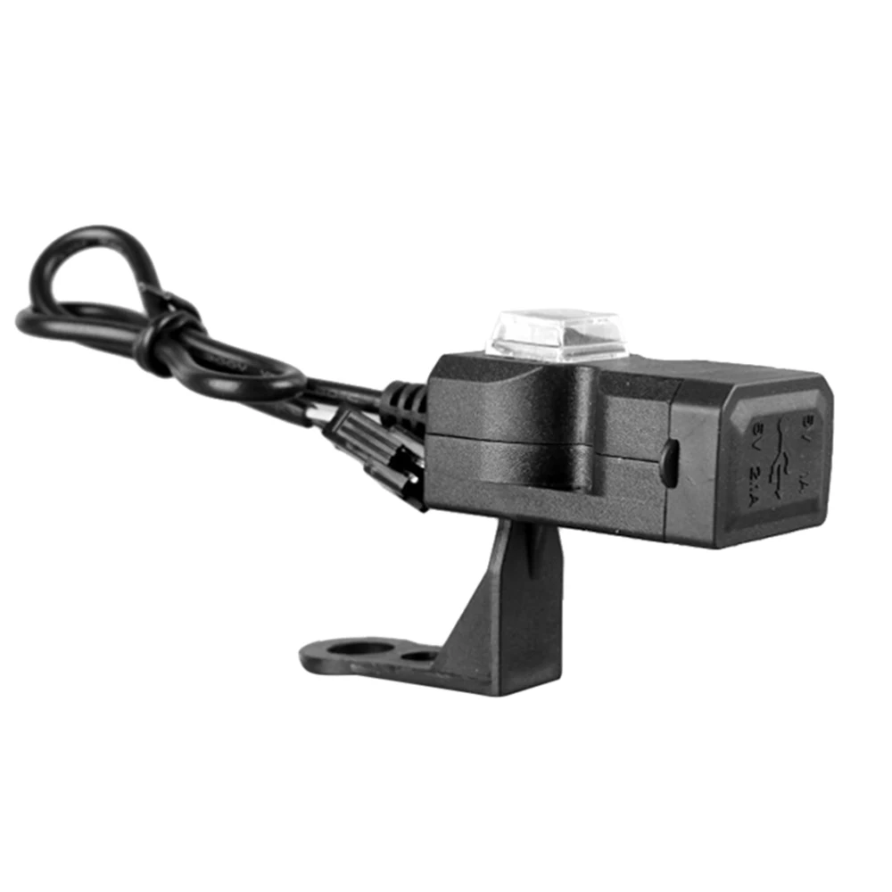 Универсальный Водонепроницаемый ABS 9-90V руль мотоцикла двойной USB разъем сплиттер зарядное устройство адаптер питания для мобильного телефона мотоцикла