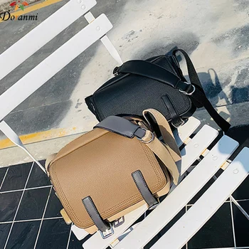 

DORANMI Fashion Flap Women's Bags 2020 New Patchwork Square Shoulder Bag Female Crossbody Bags Buckle Shoulder Bags Bolsos BG510