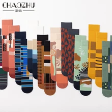 CHAOZHU AB side зимние женские длинные носки, модные уличные носки до середины голени, модные носки в стиле хип-хоп для скейтборда, женские Молодежные носки