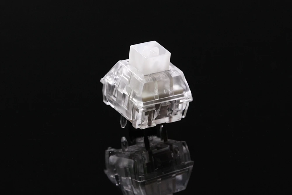 creme para teclado cristal da branco rgb interruptor para teclado mecânico mx