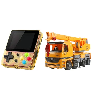 

Friction Powered Crane Truck Vehicle Toy & FC188 2.4 Inch IPS Retro Game Console Build-in 188 Classic Games