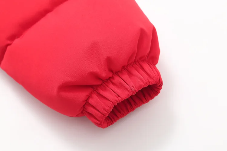 Children's Down Garment New Girls'Long and Thickened Boys' Little and Middle Children's Baby Jacket with Big Hair Collar