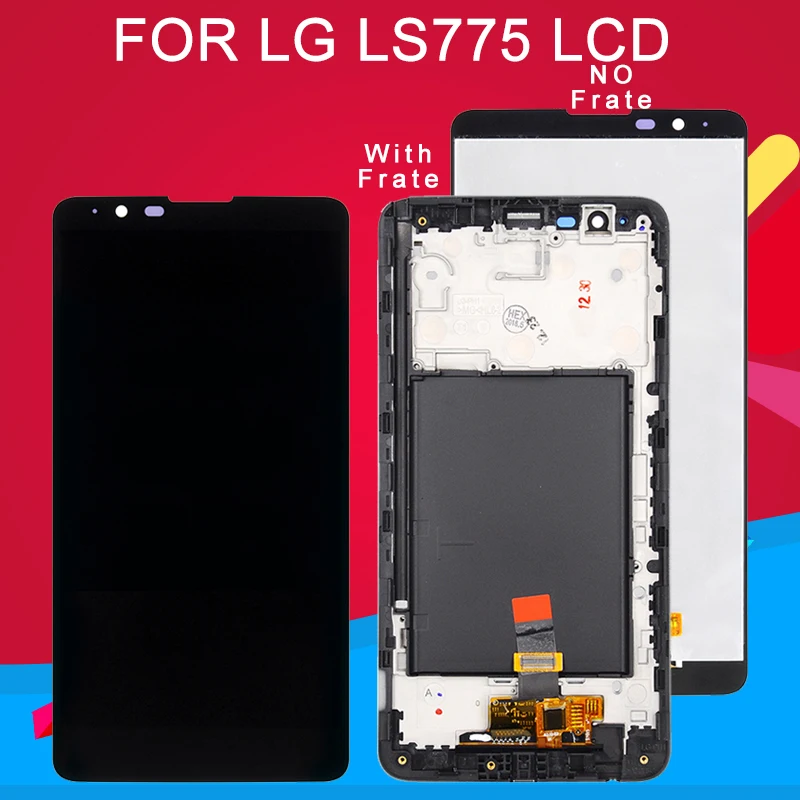 

Dinamico Replacement Display K520 Lcd For LG Stylus 2 Display LS775 Lcd With Touch Screen Digitizer Assembly With Frame