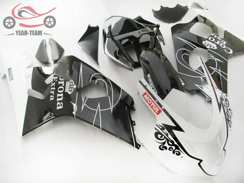 Китайские Обтекатели для Suzuki GSX R600 2004 2005 GSXR750 K4 04 05 GSXR 600 750 Черная Корона дополнительные мотоциклетные обтекатели